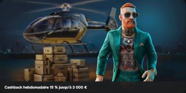 Mr Punter Casino cashback hebdomadaire