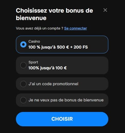 Mr Punter Casino inscription