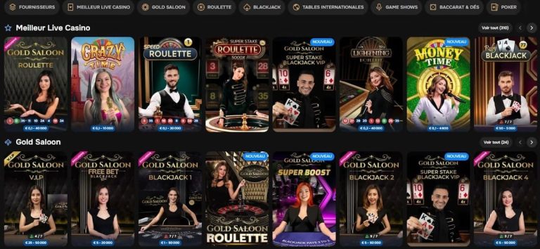 Mr Punter Casino jeux live