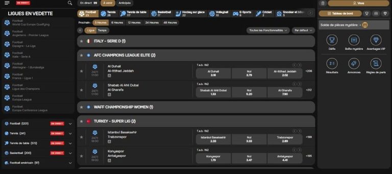 Mr Punter Casino paris sportifs