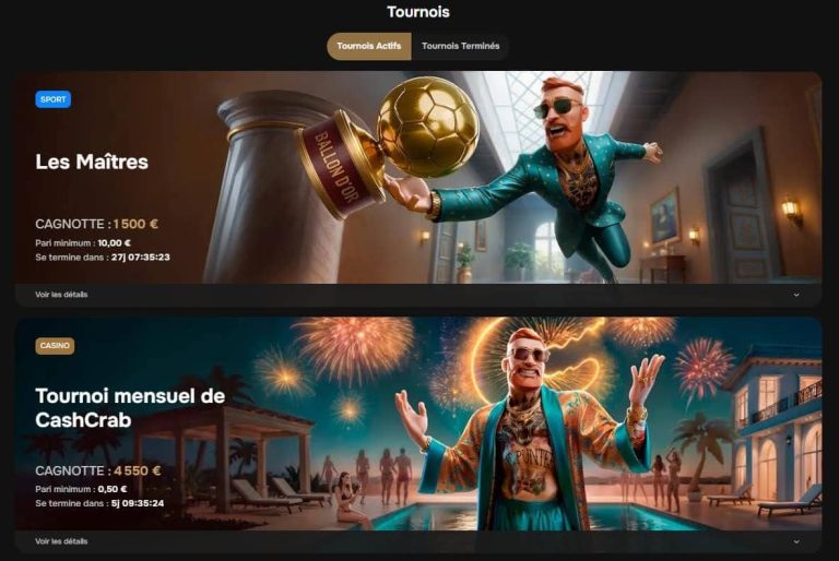 Mr Punter Casino tournois